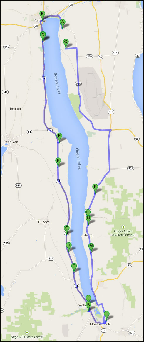 Printable Seneca Lake Wineries And Breweries Map - prntbl ...